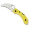 Spyderco 2024 Spyderco Dragonfly 2 Salt Lightweight Yellow Hawkbill Serrated SPY-C28SYL2HB - alternate 2